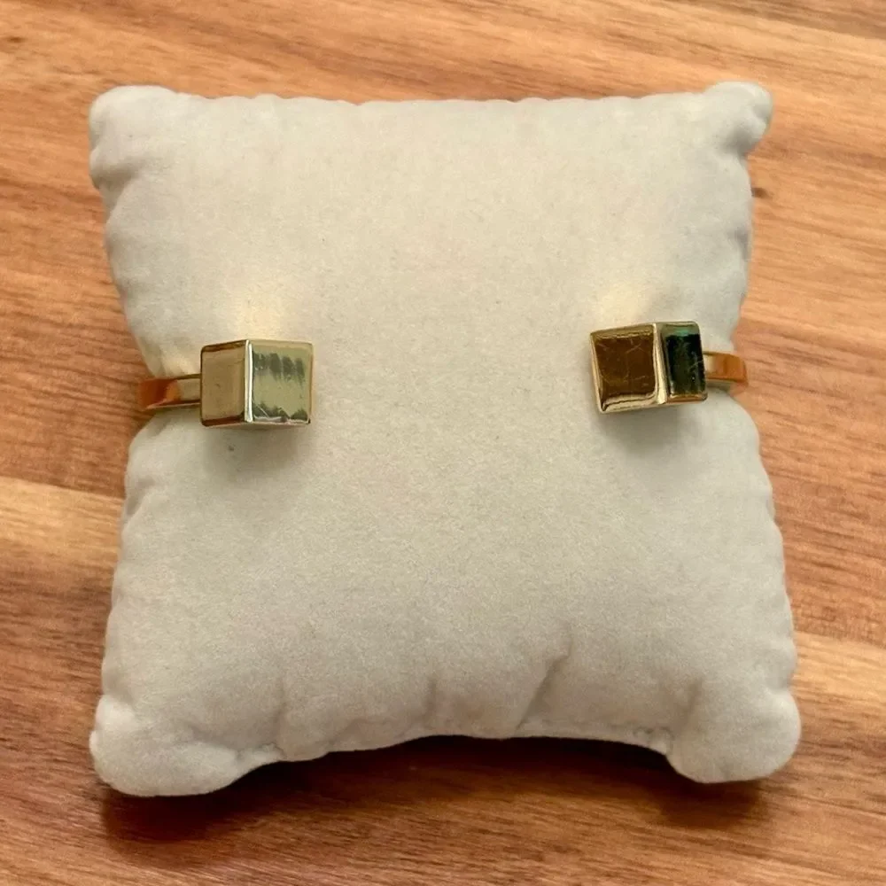 J.Crew | Mercantile Cube Cuff Bracelet | 2.25” Diameter